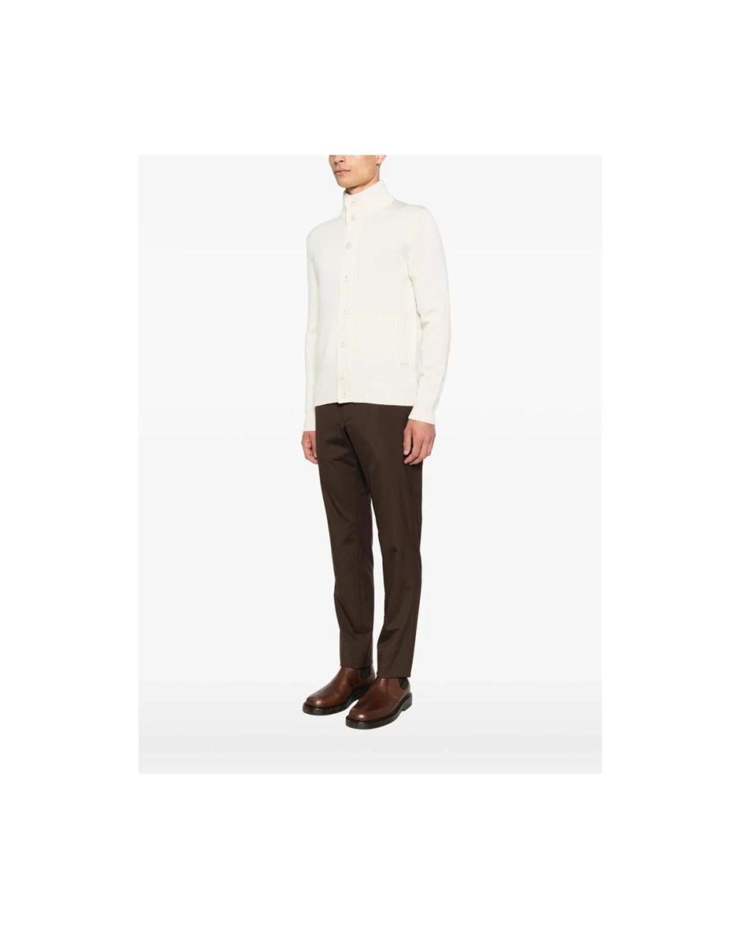 Cardigans di Zanone in White da Uomo