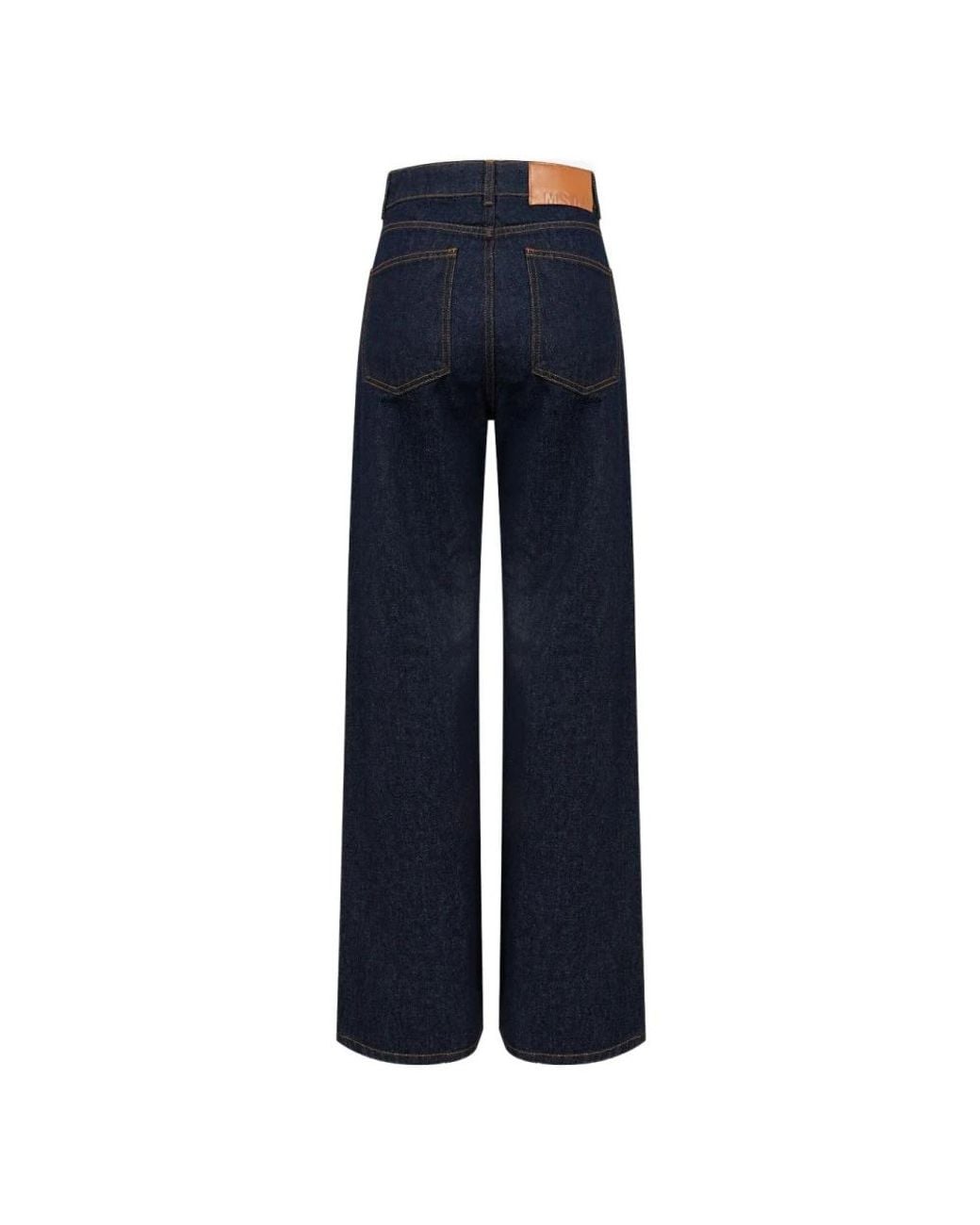 MSGM Blue Wide Jeans