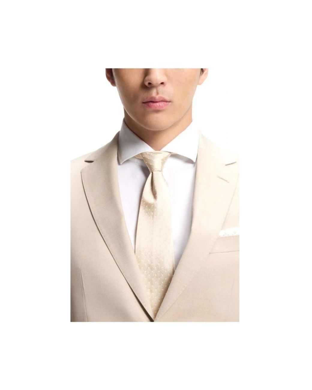 Boss Jacquard-Seidenkrawatte in White für Herren