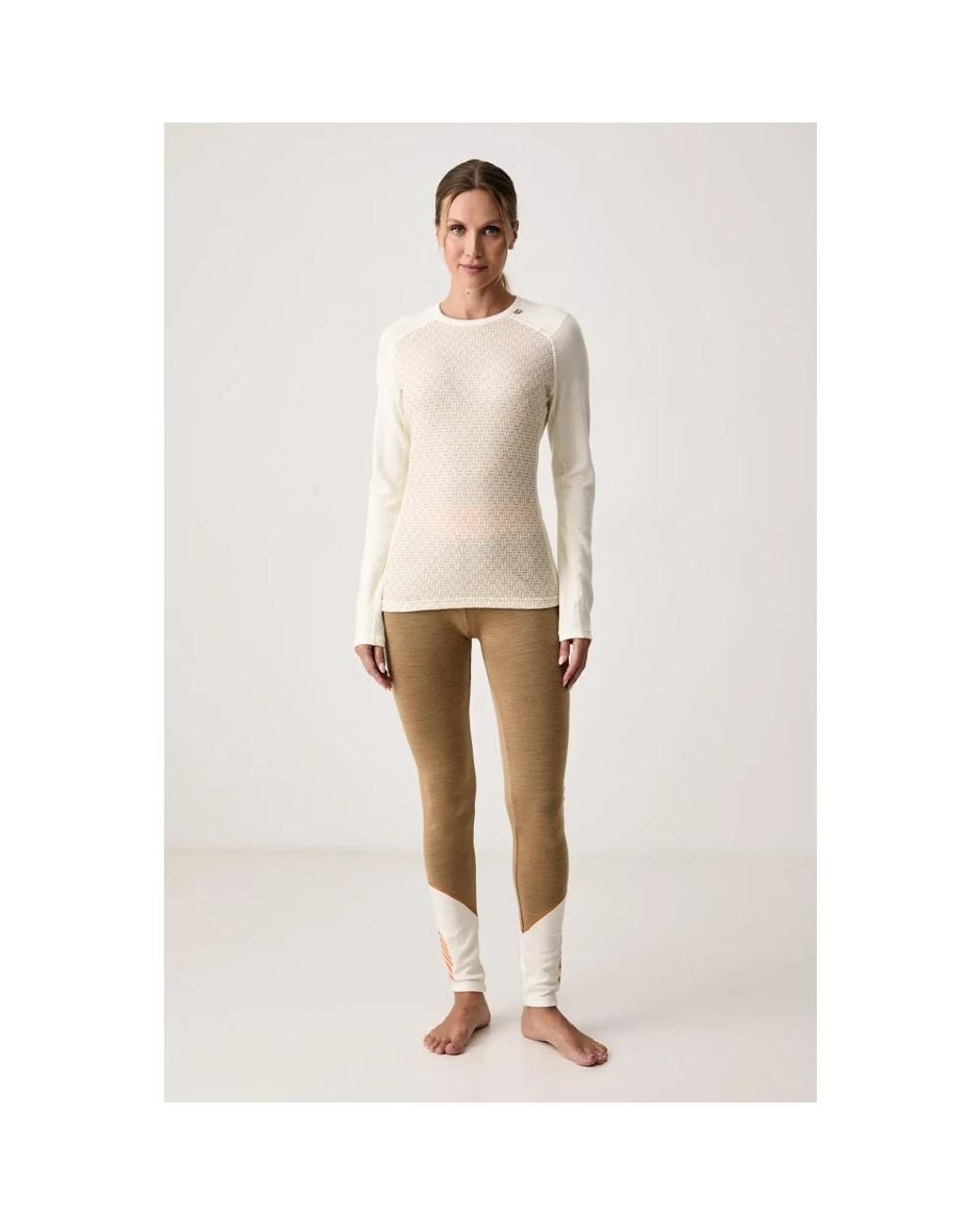 Long Sleeve Training Tops Helly Hansen de color Natural