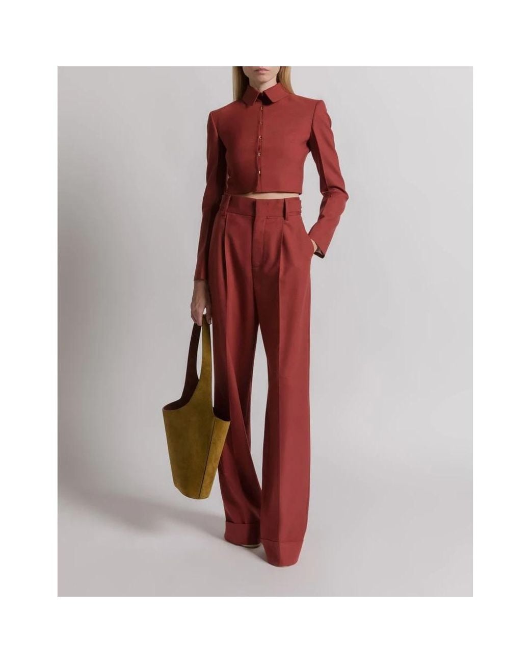 Light Jackets Alberta Ferretti de color Red