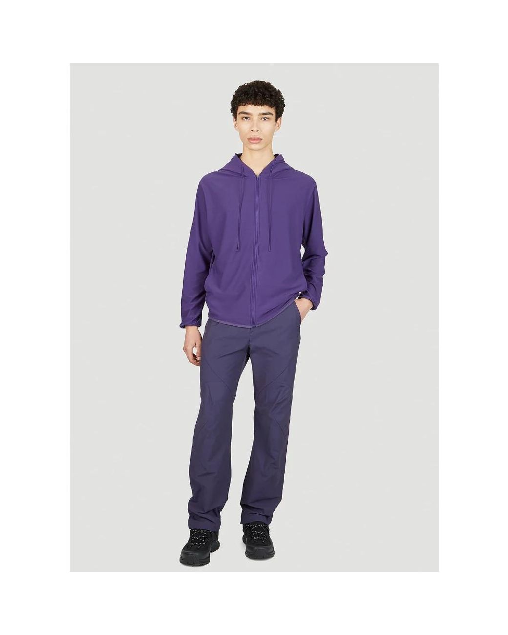 Post Archive Faction PAF Purple Zip-Throughs for men