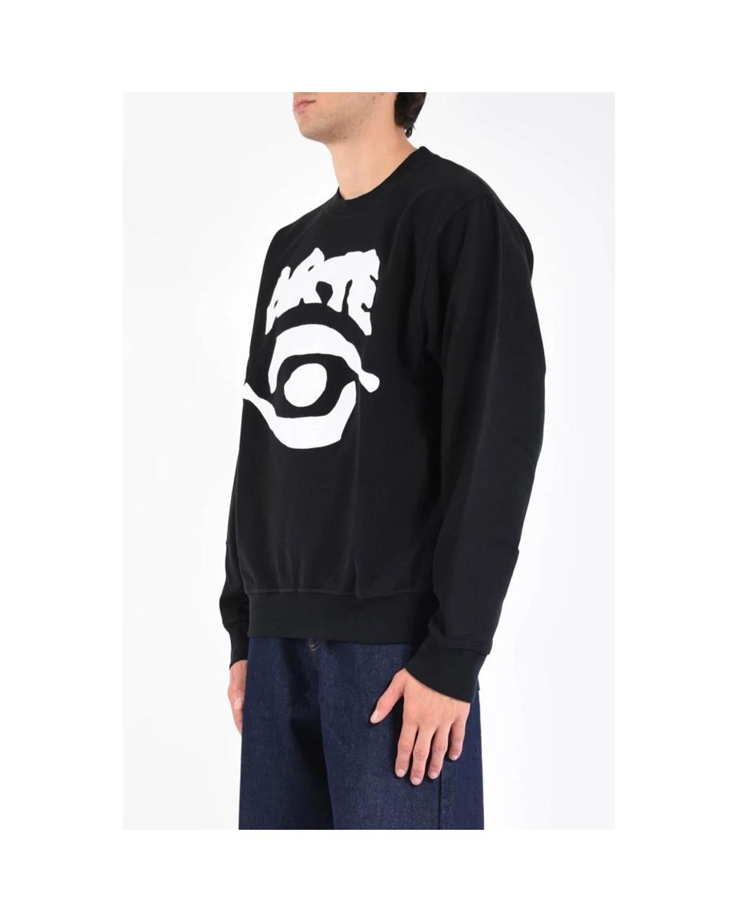 Arte' Black Sweatshirts for men