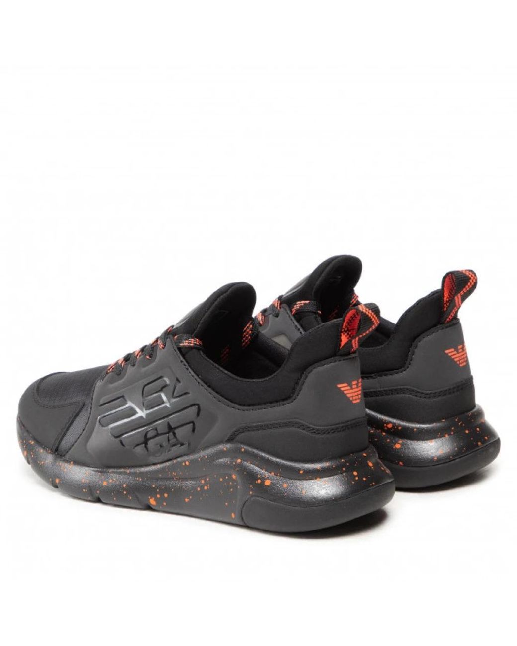 EA7 Black Sneakers for men