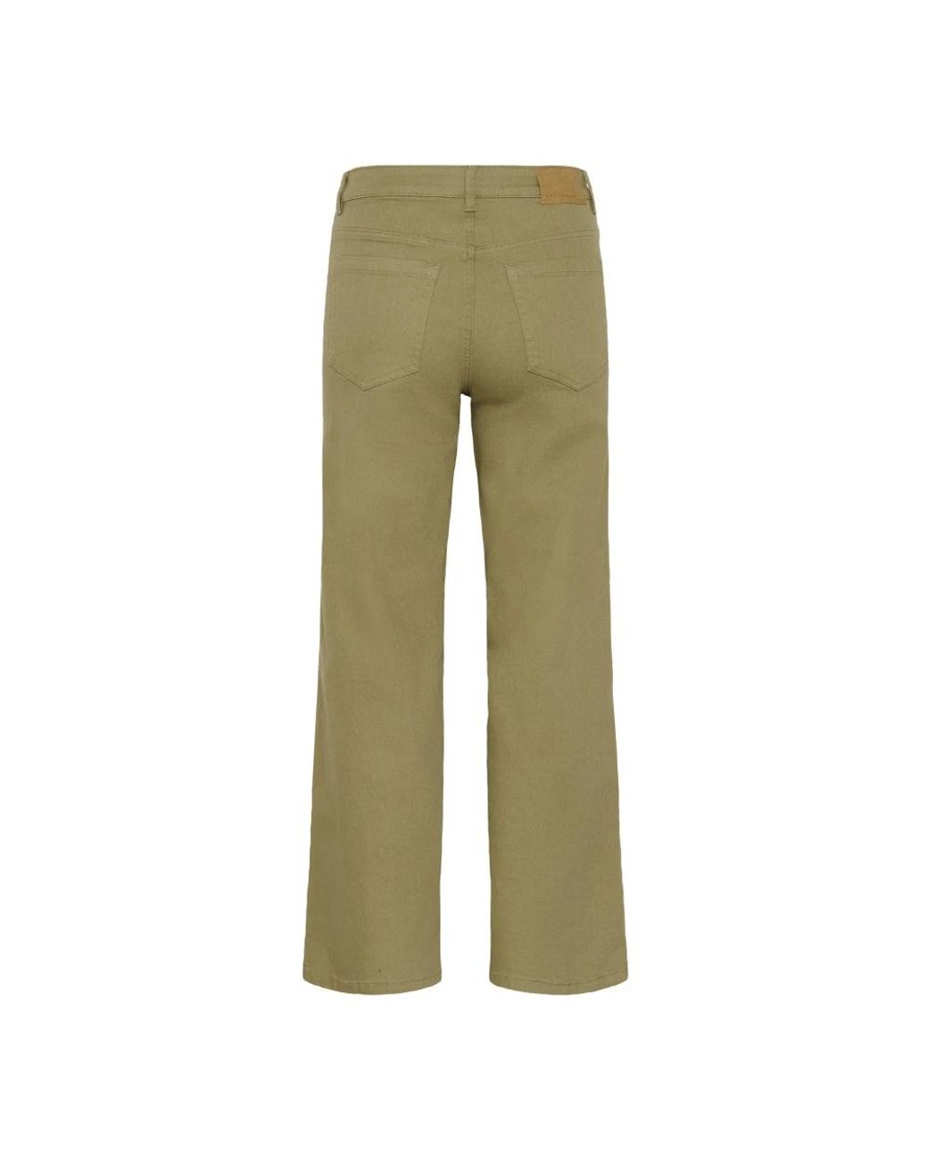 Straight Jeans Kaffe de color Green