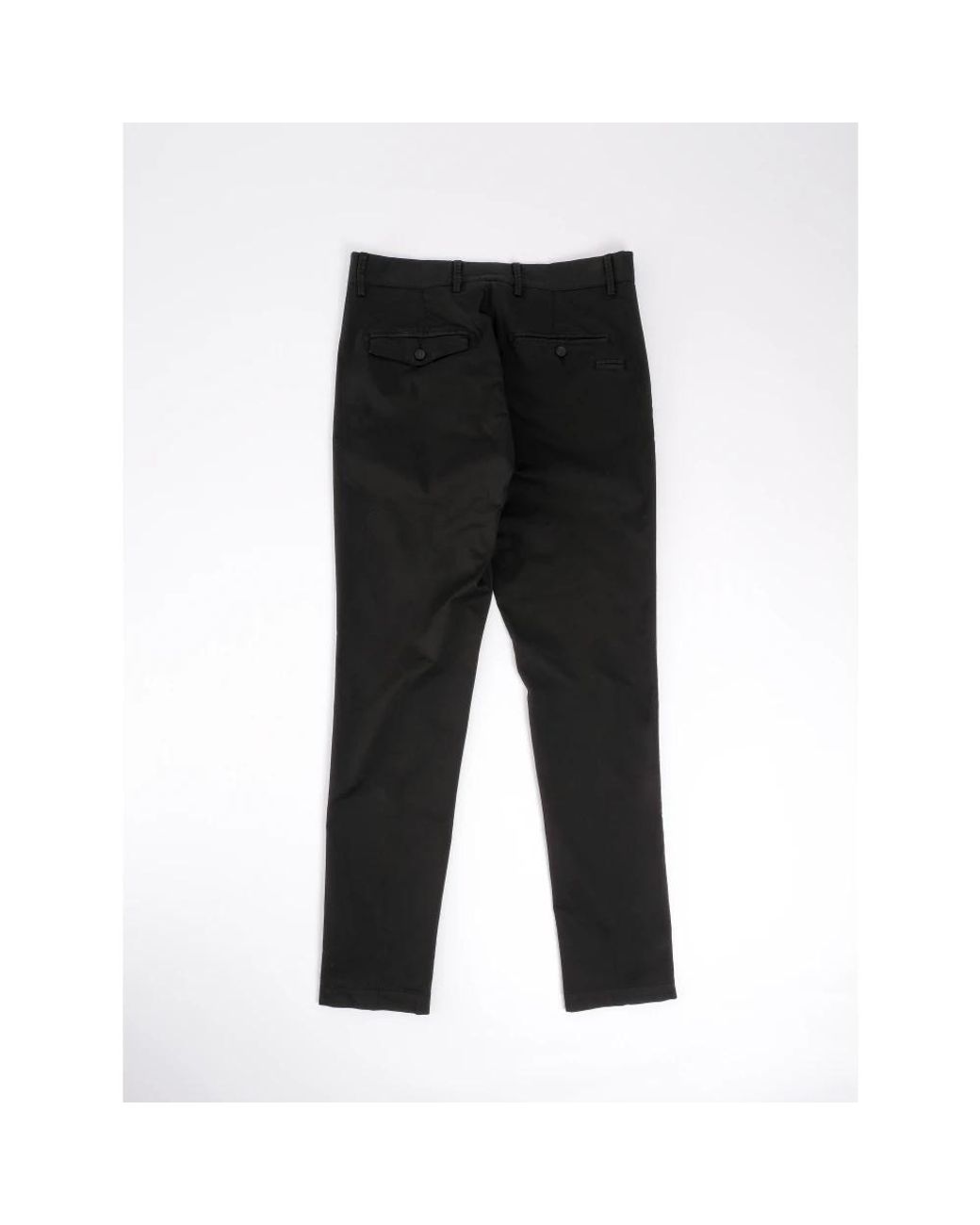 White Sand Black Chinos for men