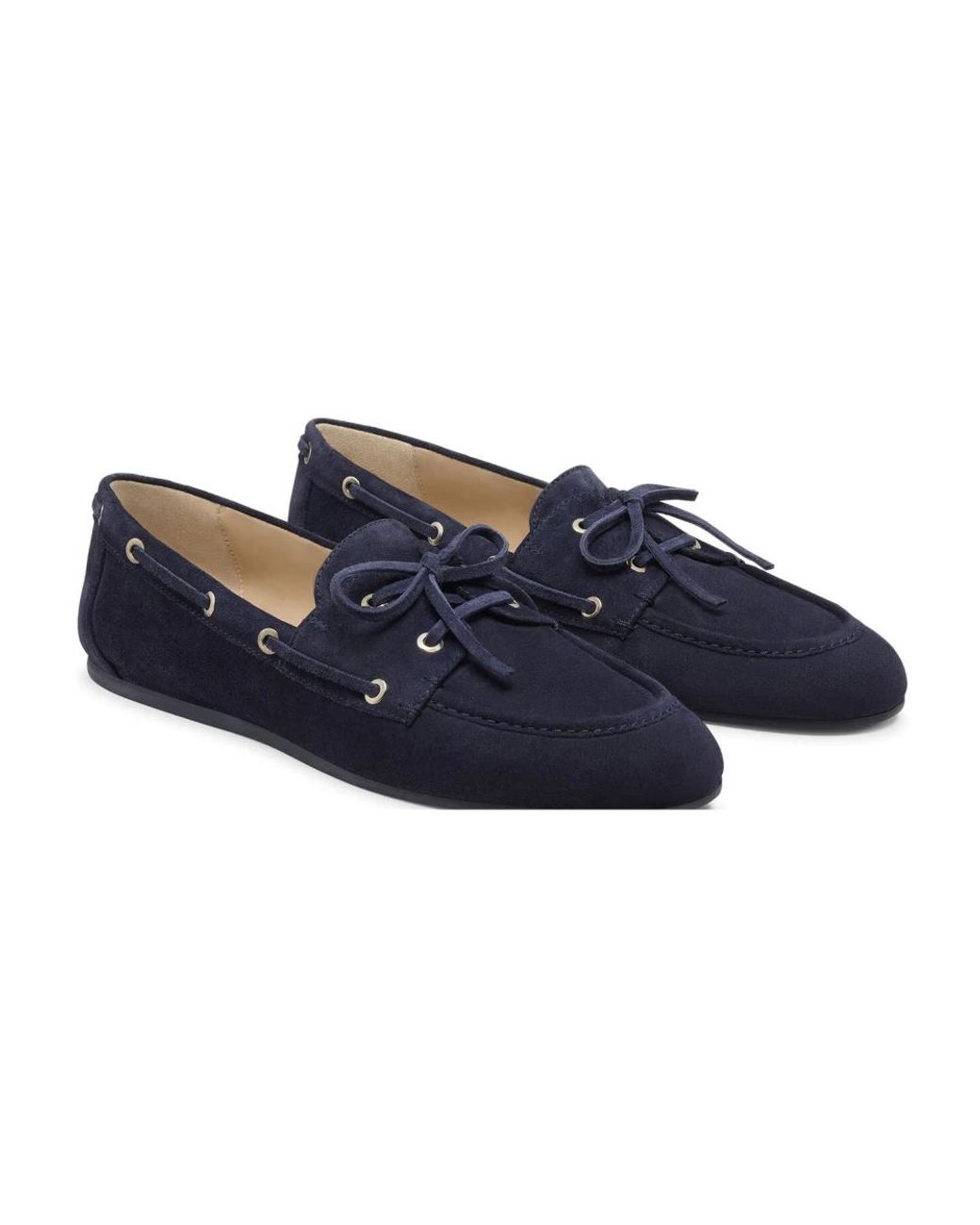 Stuart Weitzman Blue Tinsley Moccasin