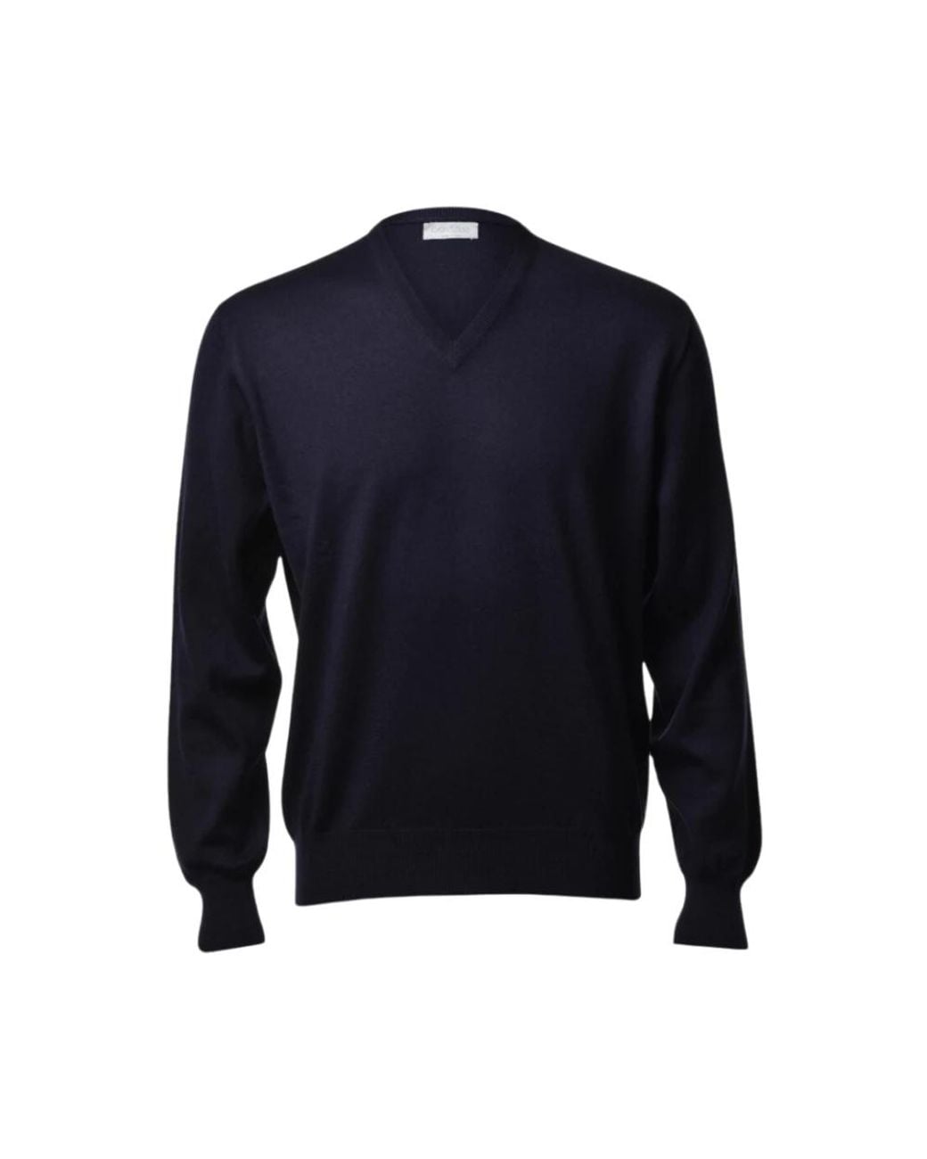 Gran Sasso Blue V-Neck Knitwear for men