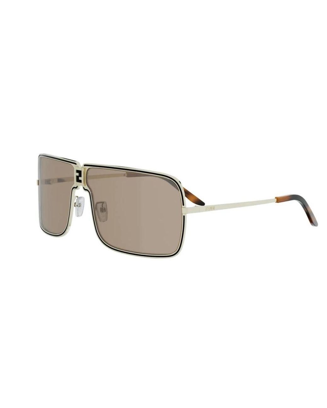 Fendi Accessoires ,Grijs ,Fe 40195U Zonnebril in het White