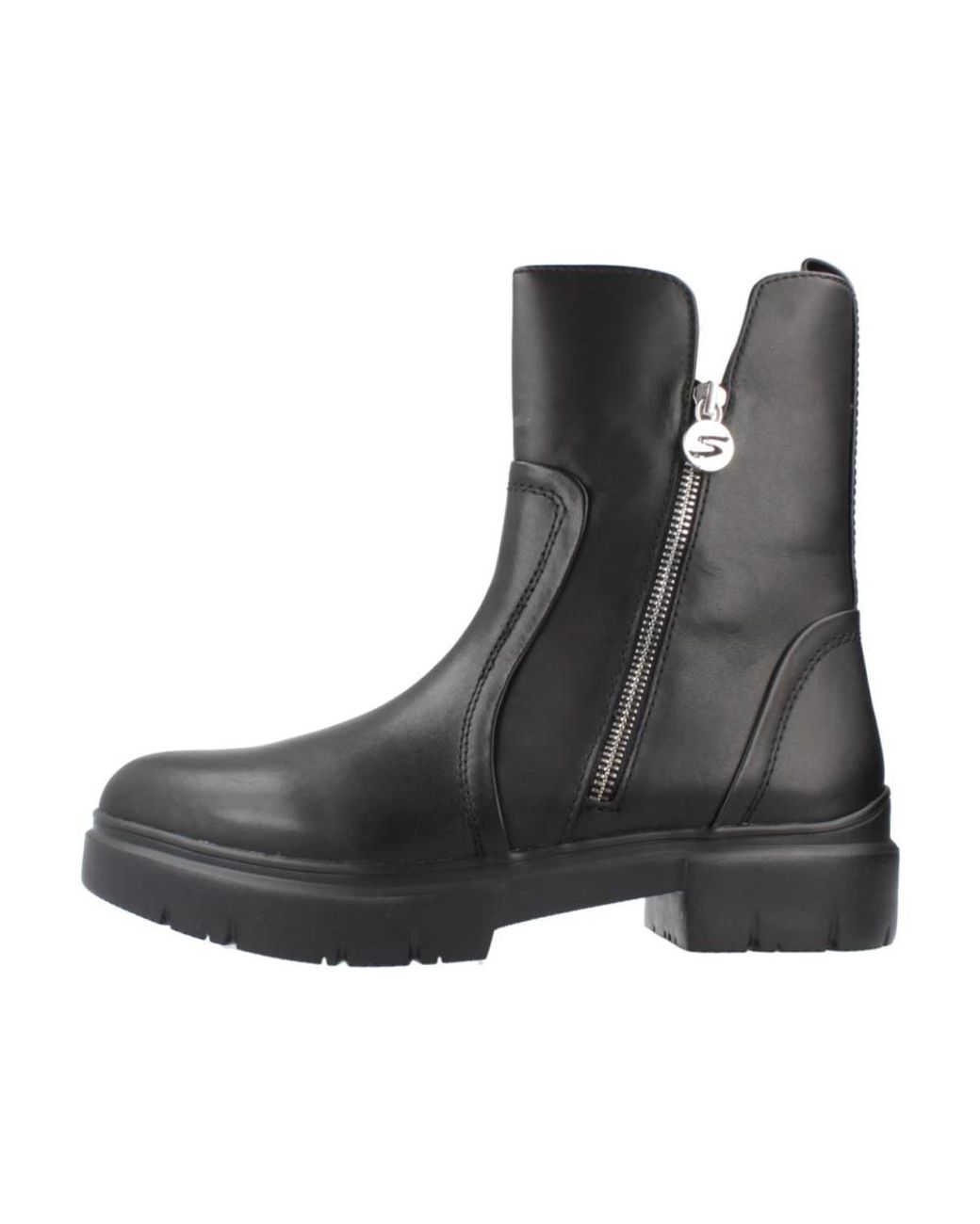 Stonefly Schoenen ,Zwart ,Leer Phoebe 35 Zip Lth in het Black