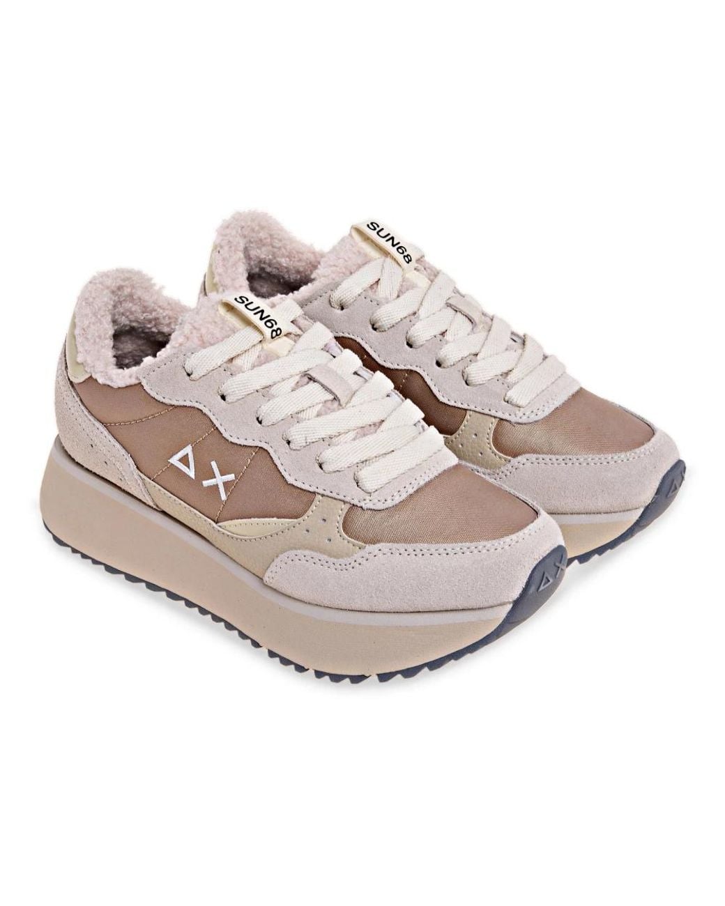 Sun 68 Gray Sneakers