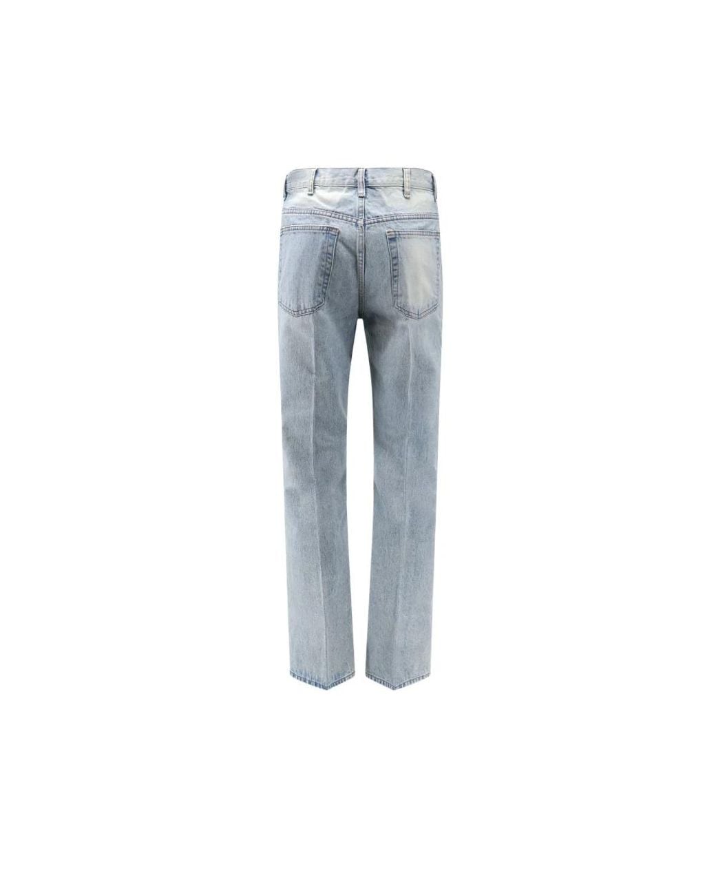 TONYWACK Blue Straight Fit Jeans for men