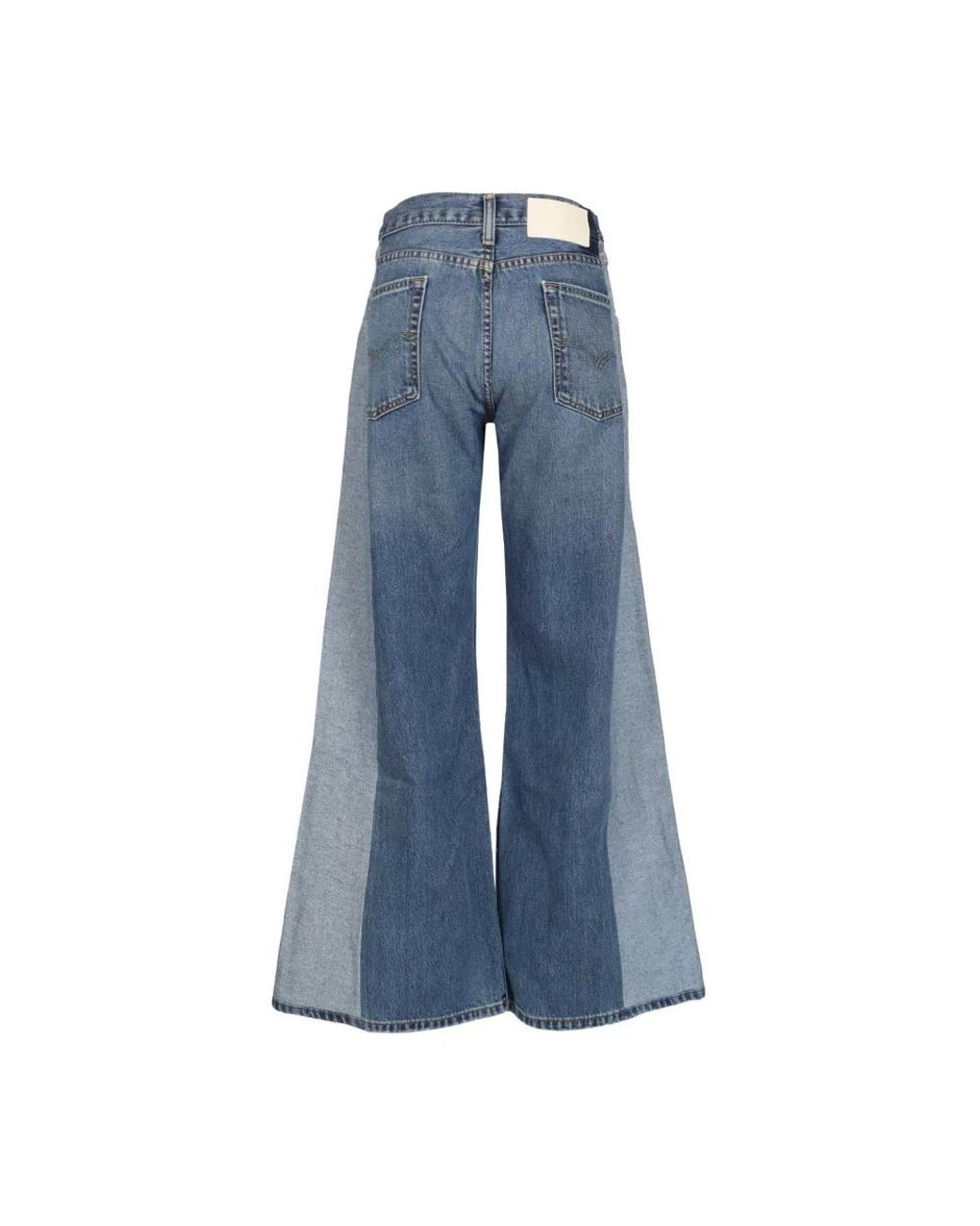 E.L.V. Denim Blue Wide Jeans