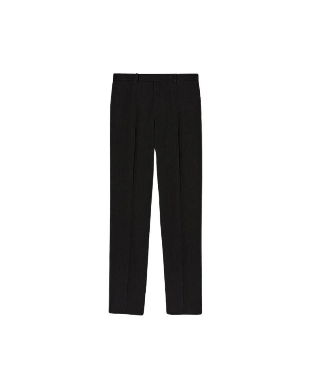 Jil Sander Black Straight Trousers for men