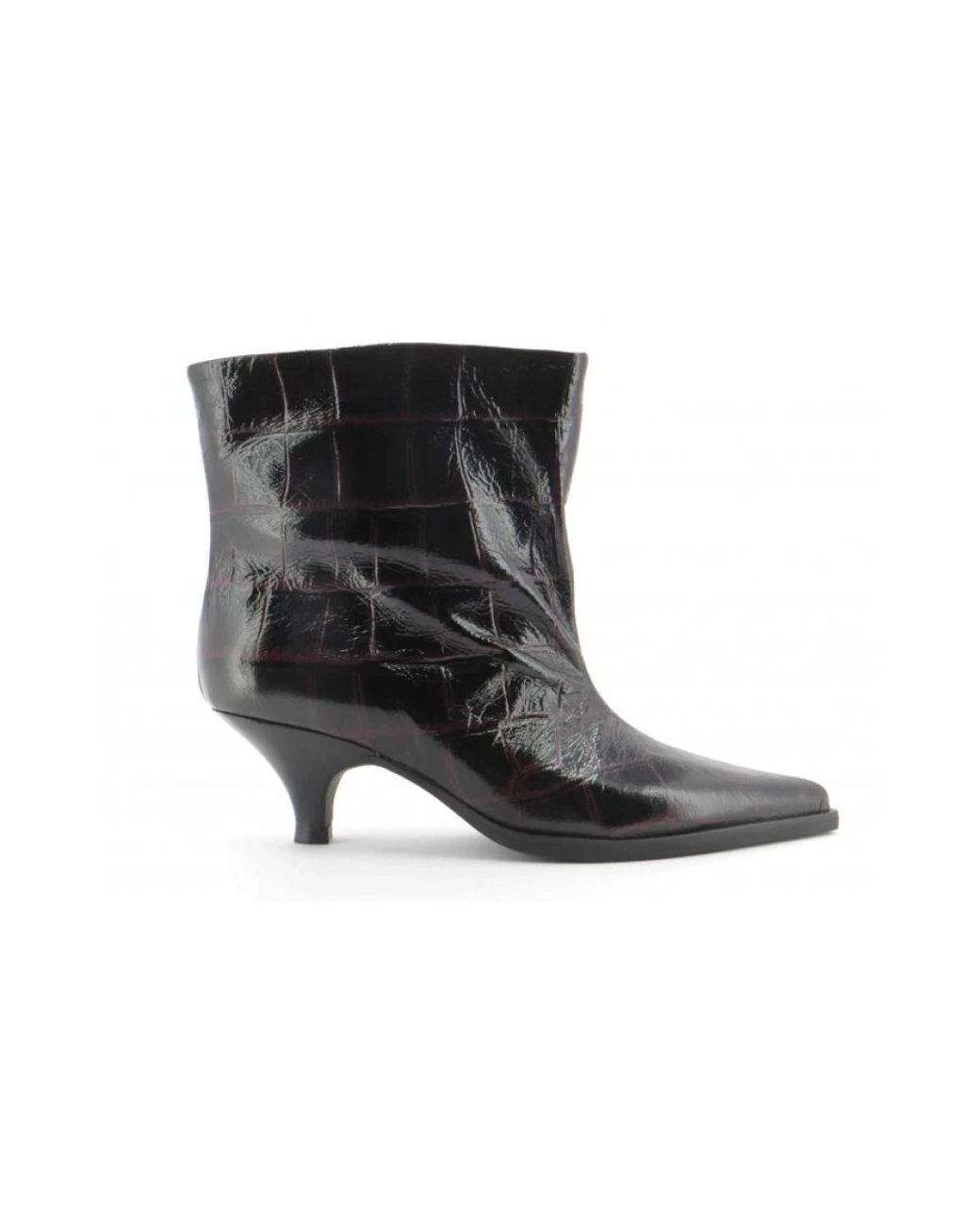 Elena Iachi Black Heeled Boots