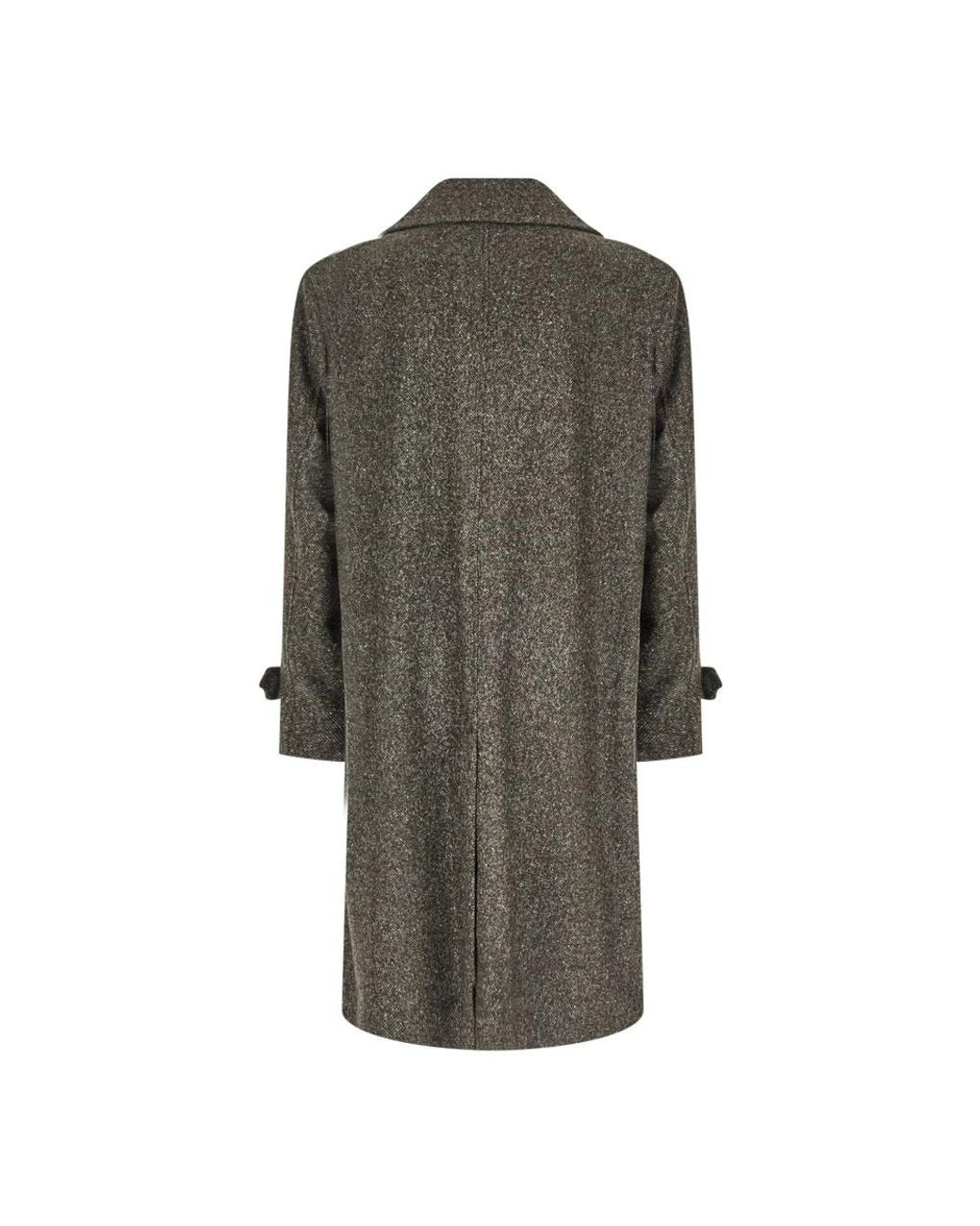 Corneliani Gray Single-Breasted Coats for men