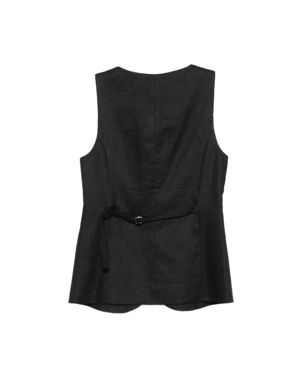 Semicouture Black Waistcoats