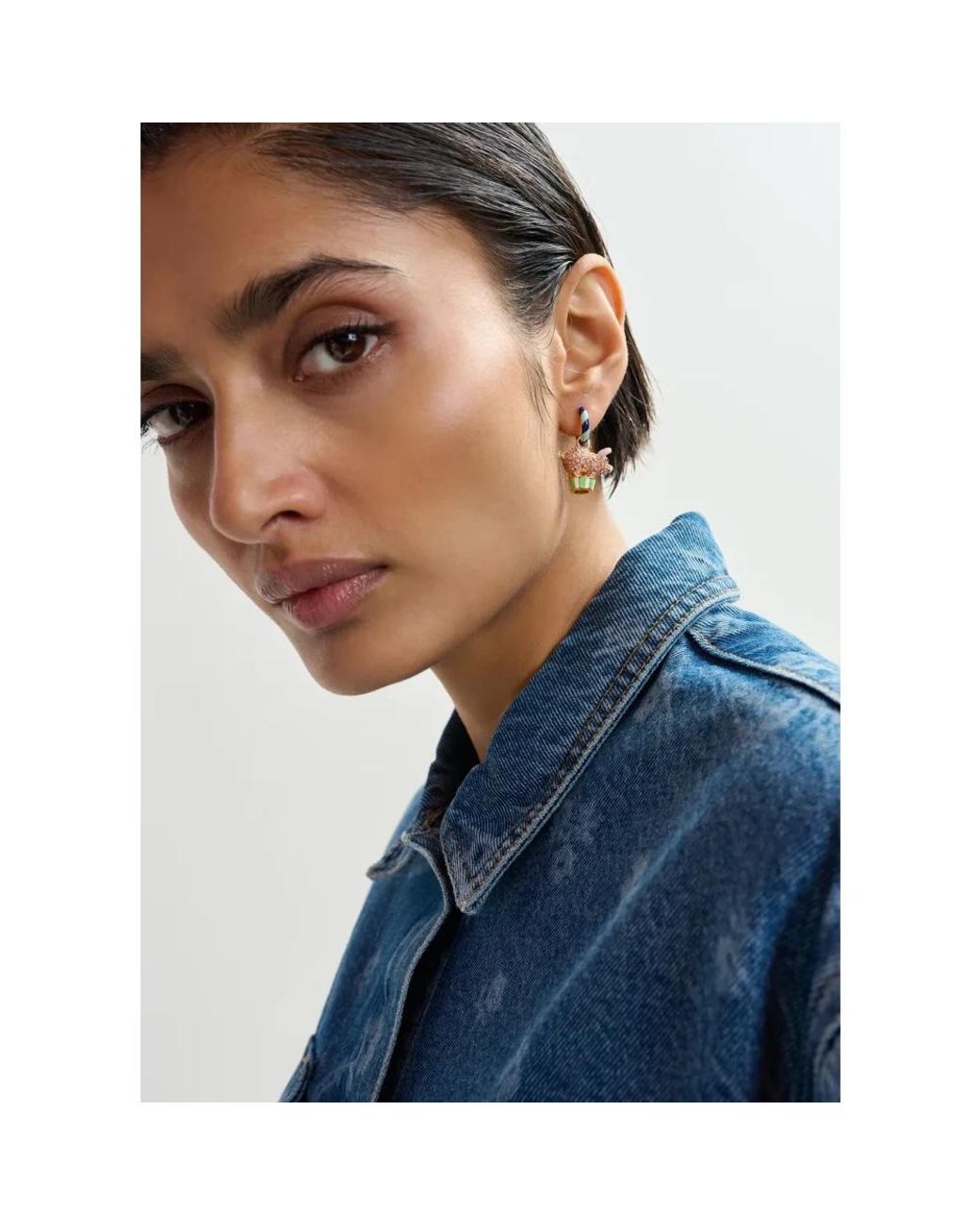 Earrings Michael Kors de color Metallic