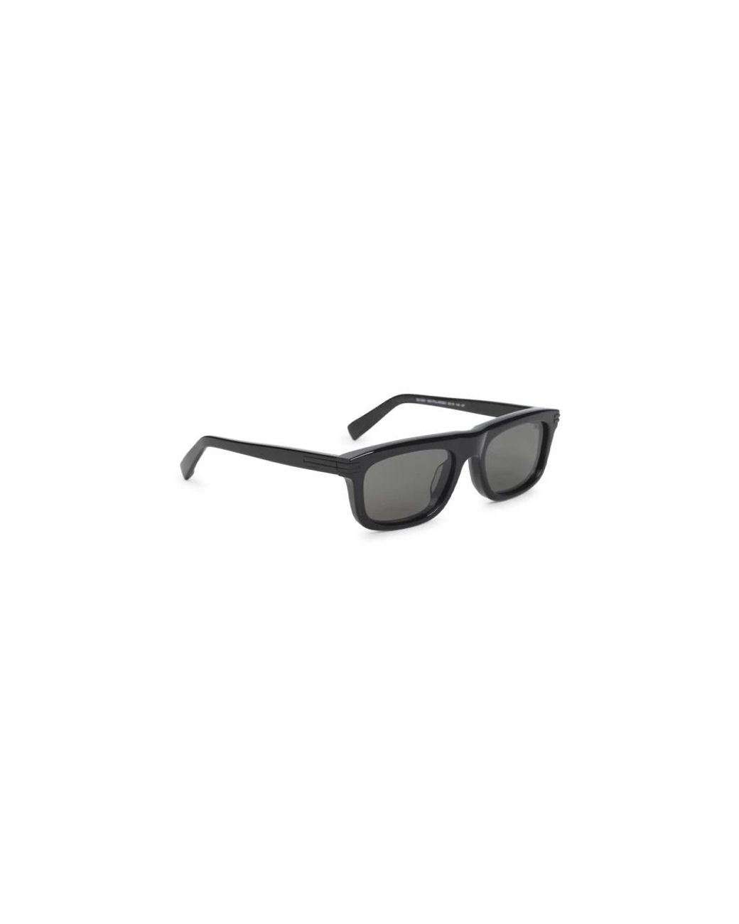 Zegna Black Smoke Acetate Sunglesses for men