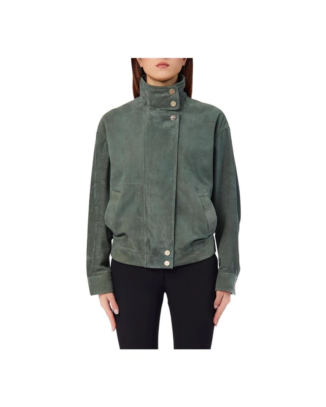 Liu Jo Green Leather Jackets