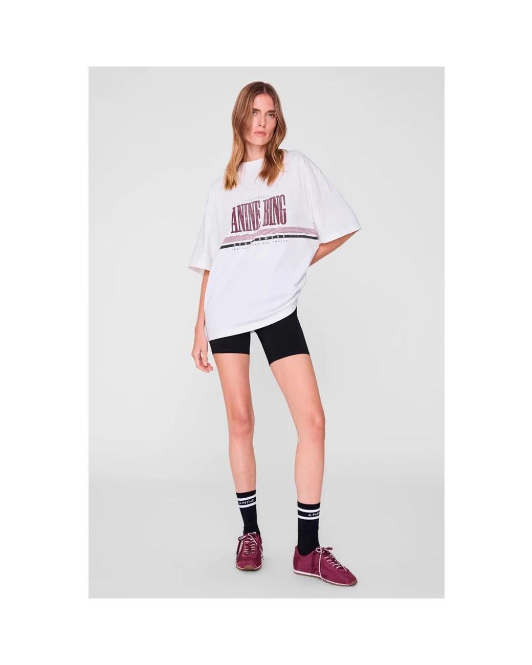 Anine Bing White Oversized Tops
