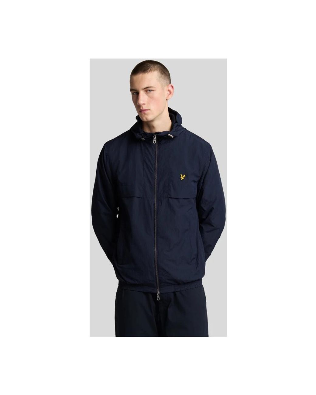 Lyle & Scott Blue Light Jackets for men
