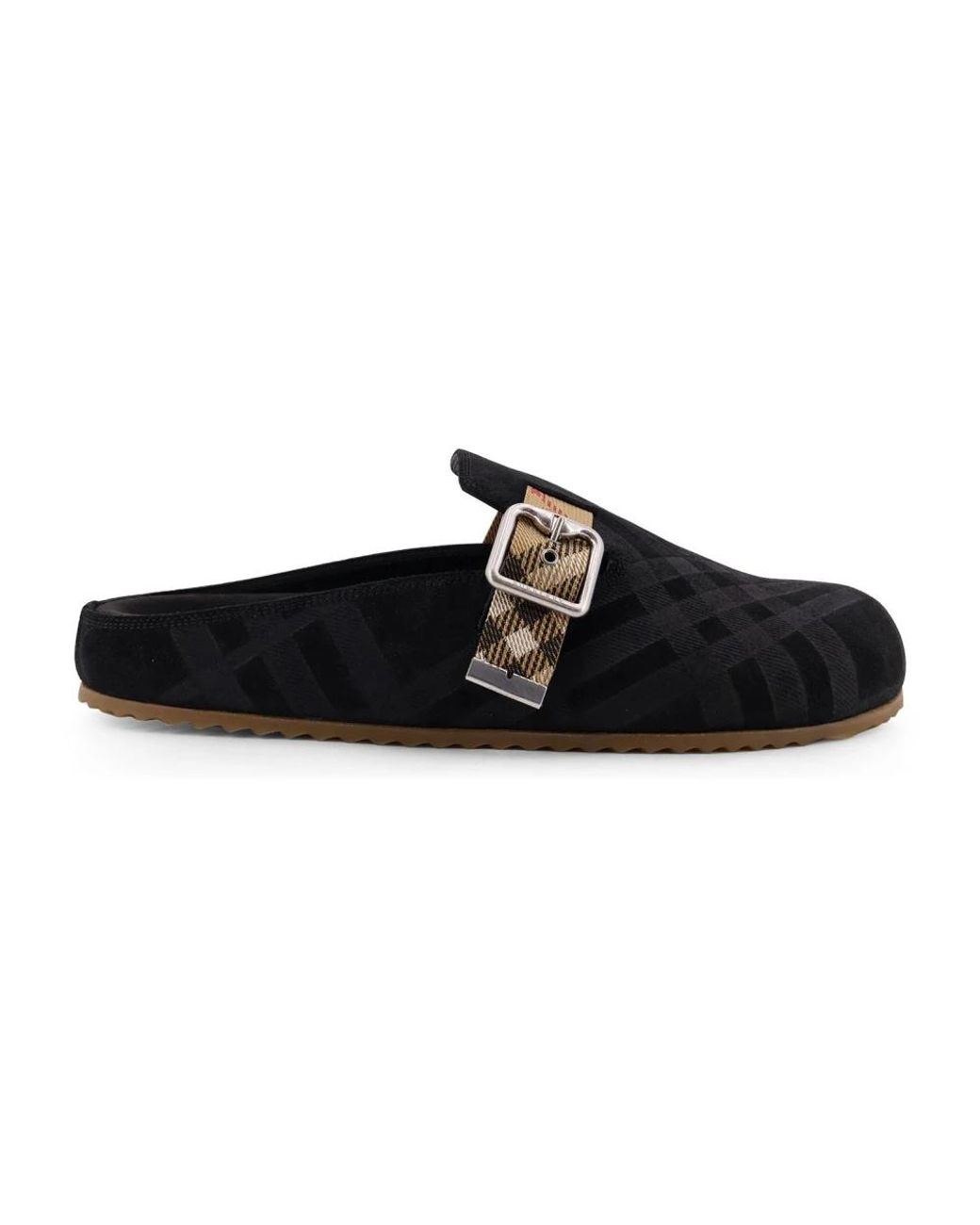 Burberry Rounded Toe Mule in Black für Herren