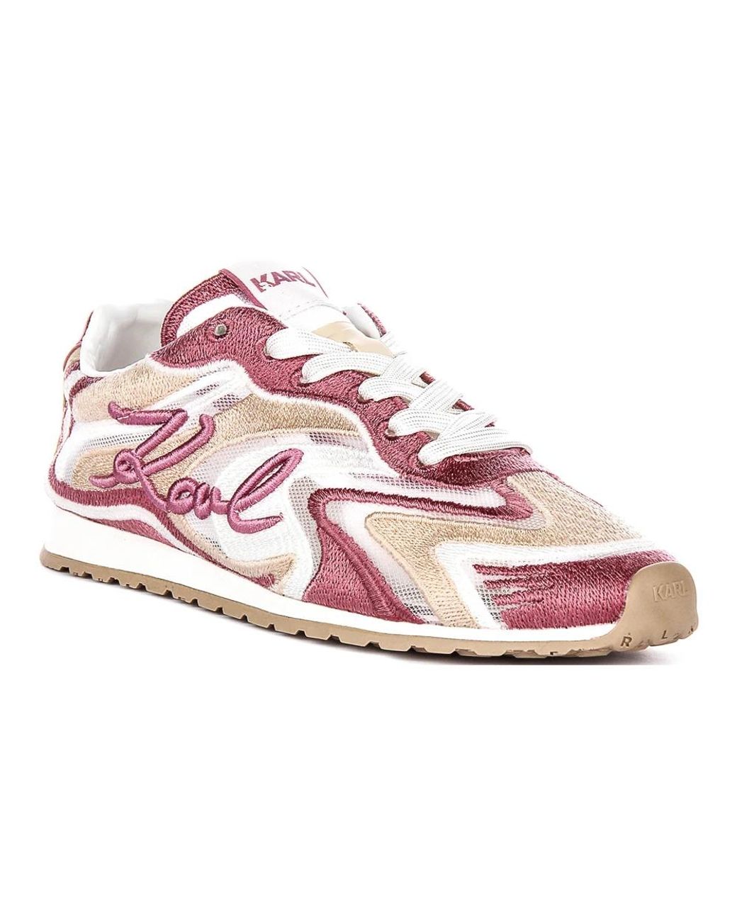 Karl Lagerfeld Pink Sneakers