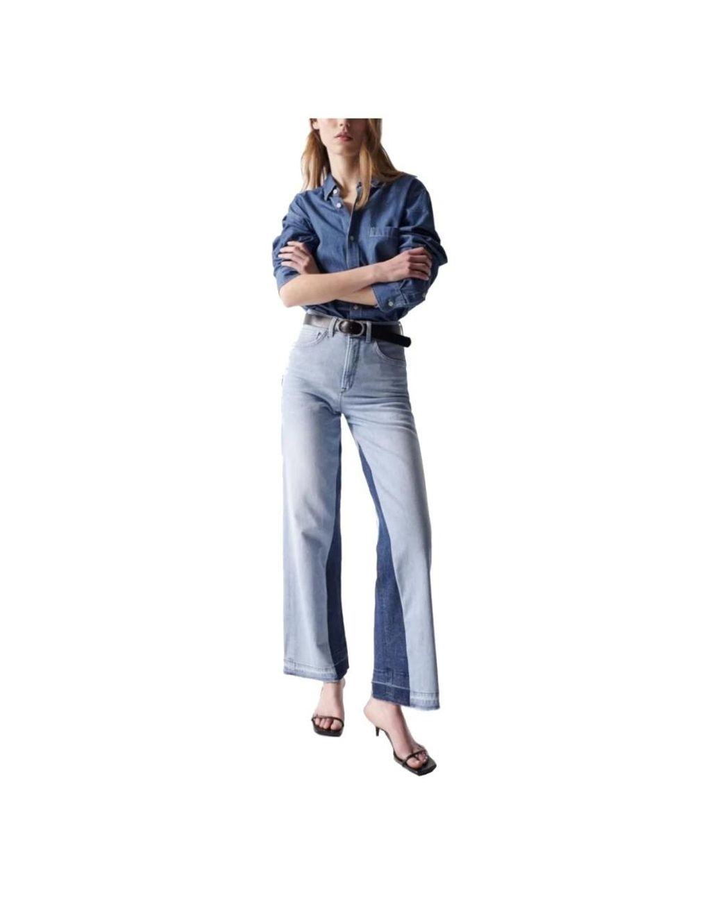 Salsa Jeans Blue Wide Jeans