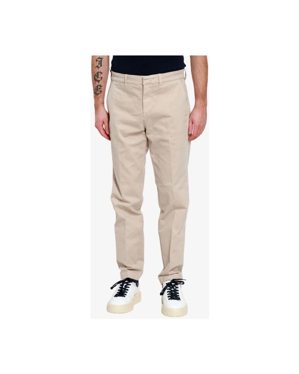 Chinos di Fay in Natural da Uomo