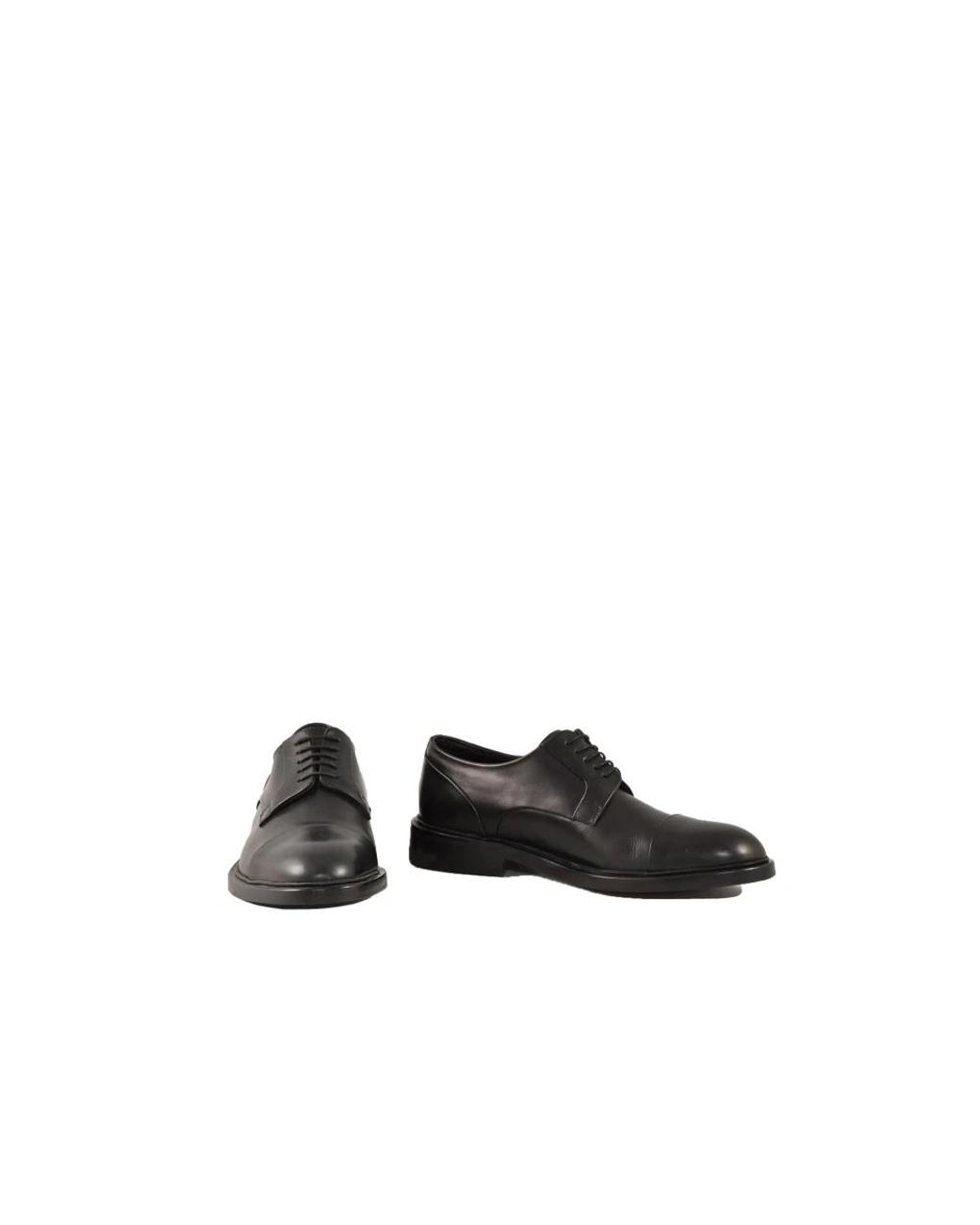 Testoni Black Business Shoes for men