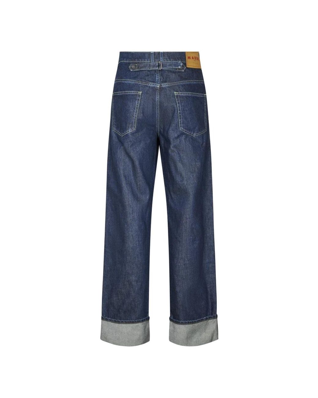 Marni Blue Straight Fit Jeans for men