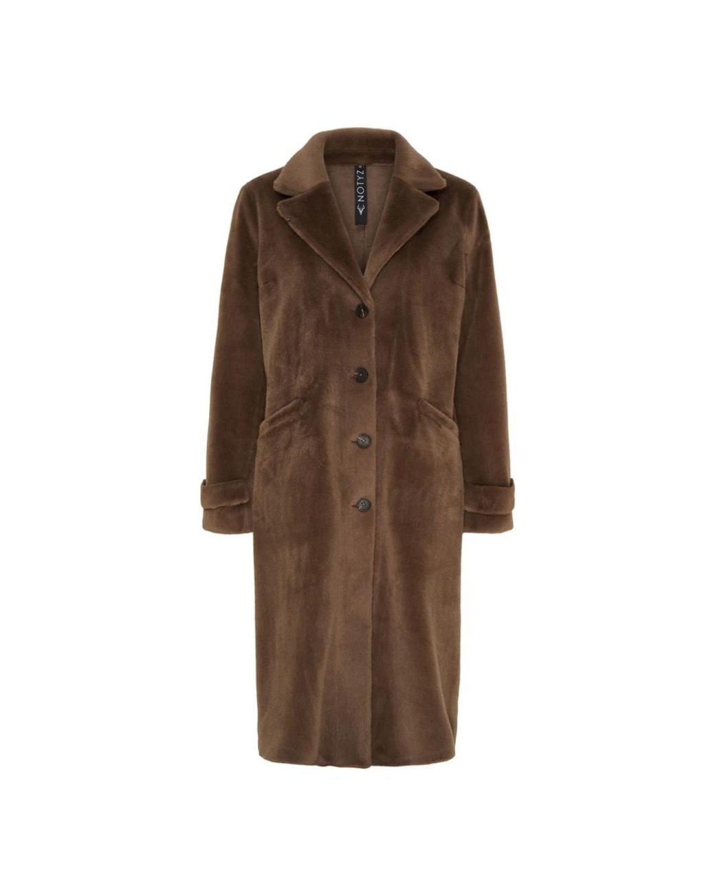 Notyz Brown Faux Fur & Shearling Jackets