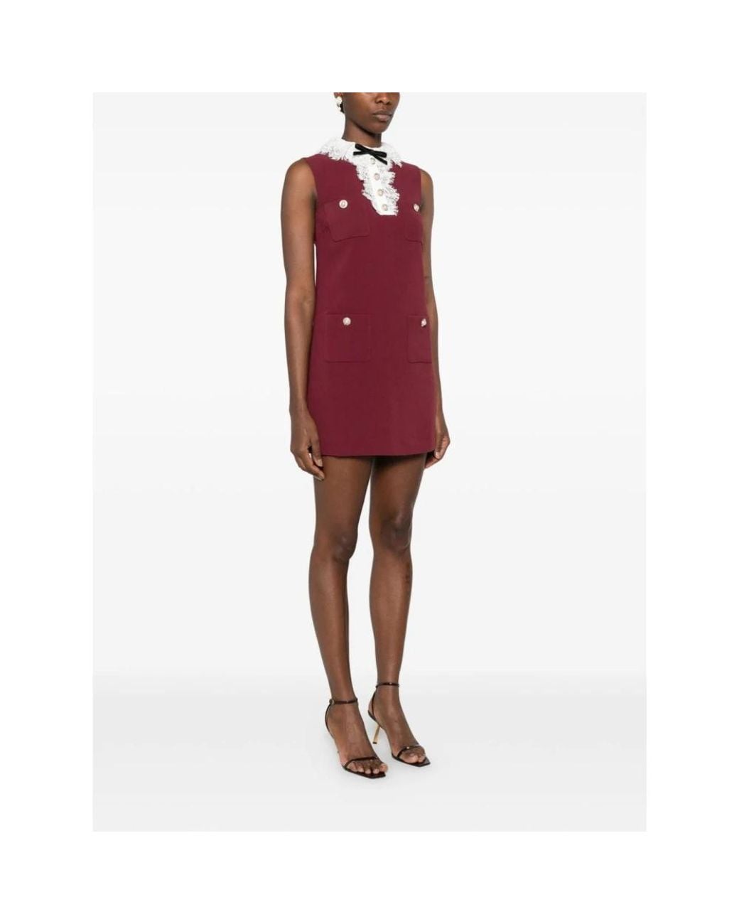 Self-Portrait Red Short Dresses