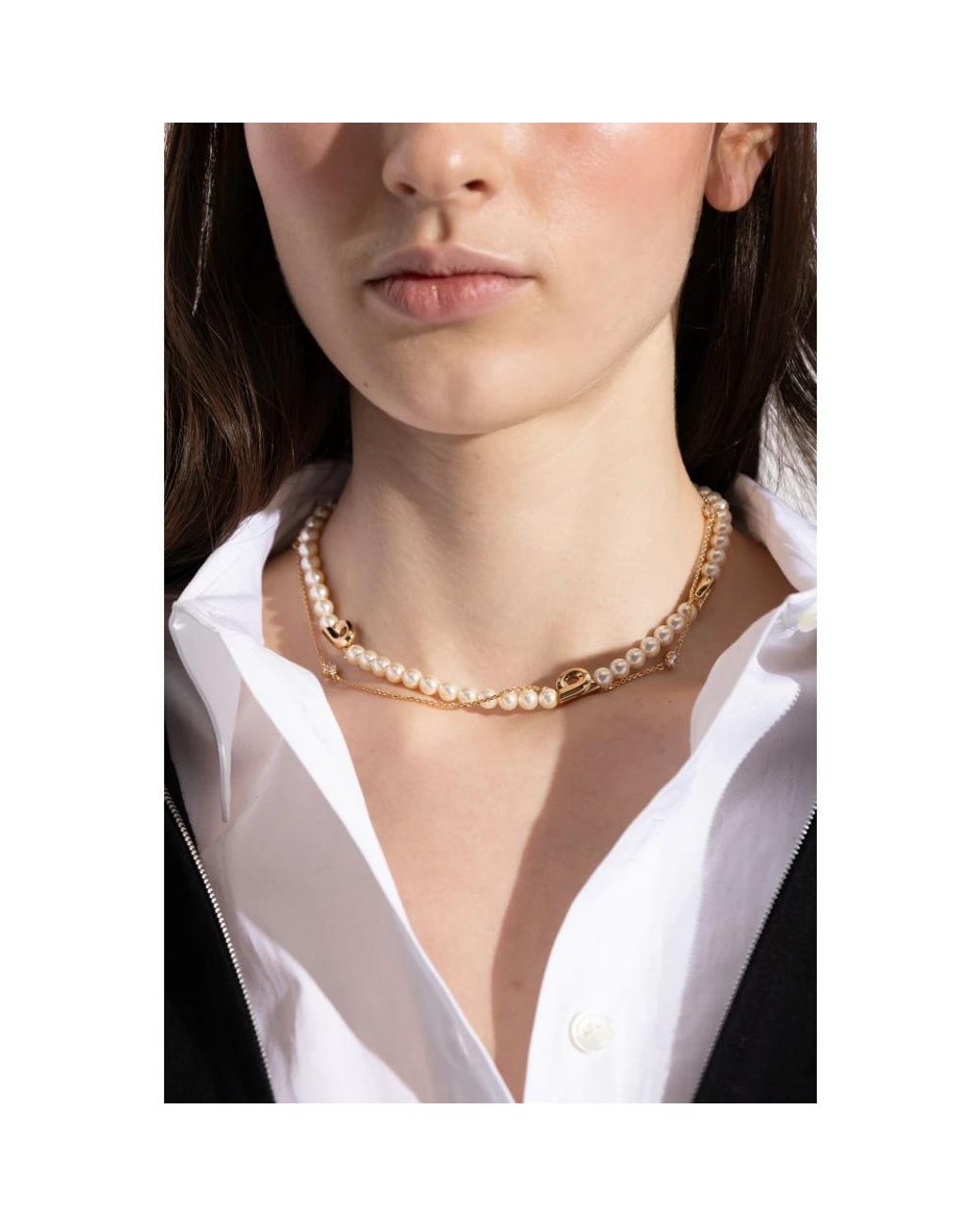 Necklaces Ferragamo de color Metallic