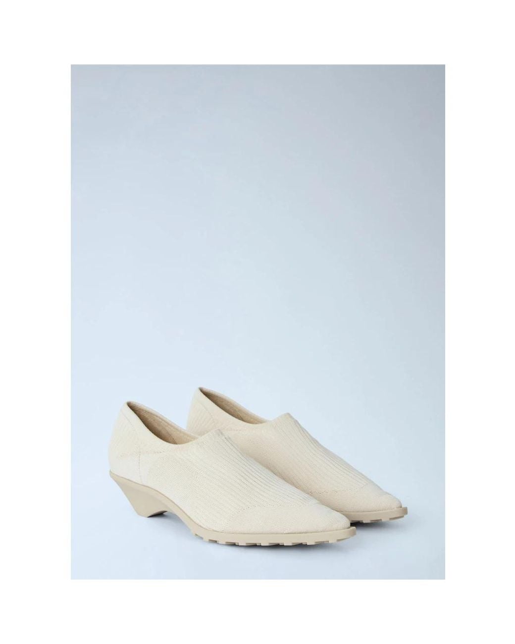 Camper White Loafers