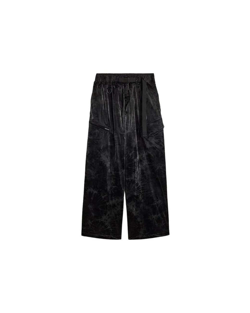Y-3 Black Wide Trousers for men