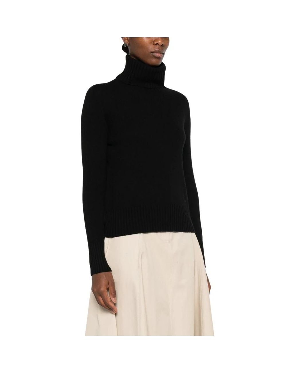 Aragona Black Cashmere Knitwear