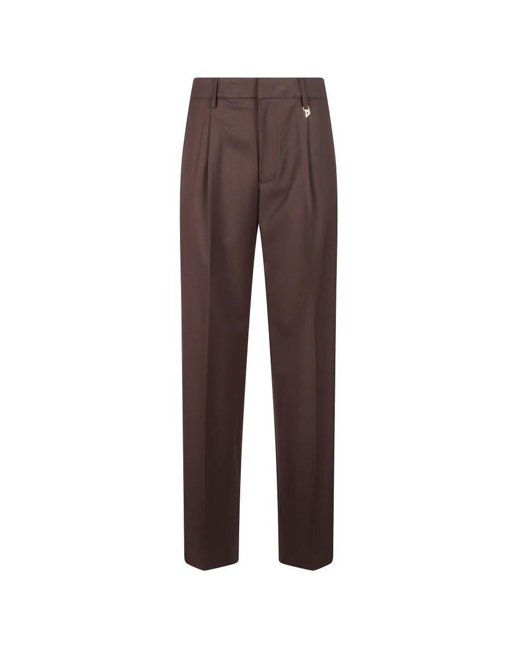 Dondup Brown Wide Trousers