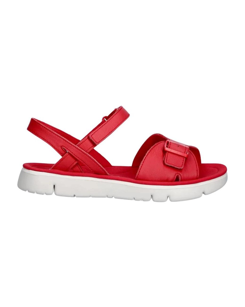 Flat Sandals Camper en coloris Red