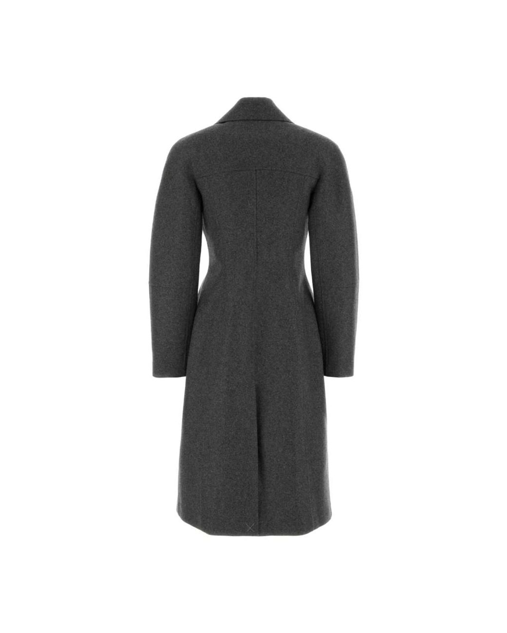 Jil Sander Black Single-Breasted Coats