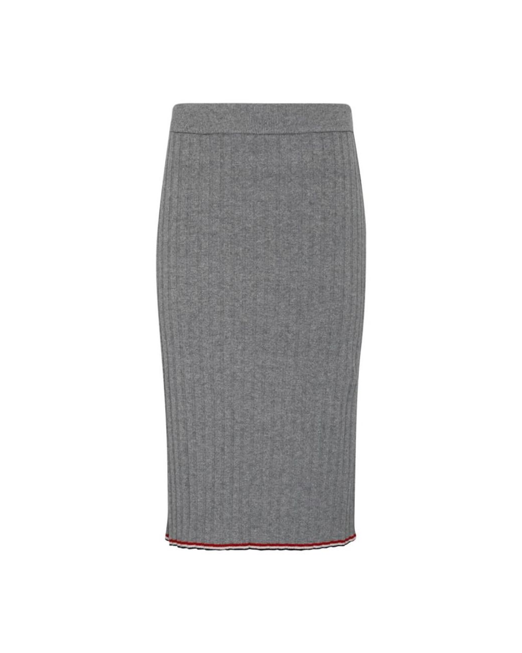 Thom Browne Gray Pencil Skirts