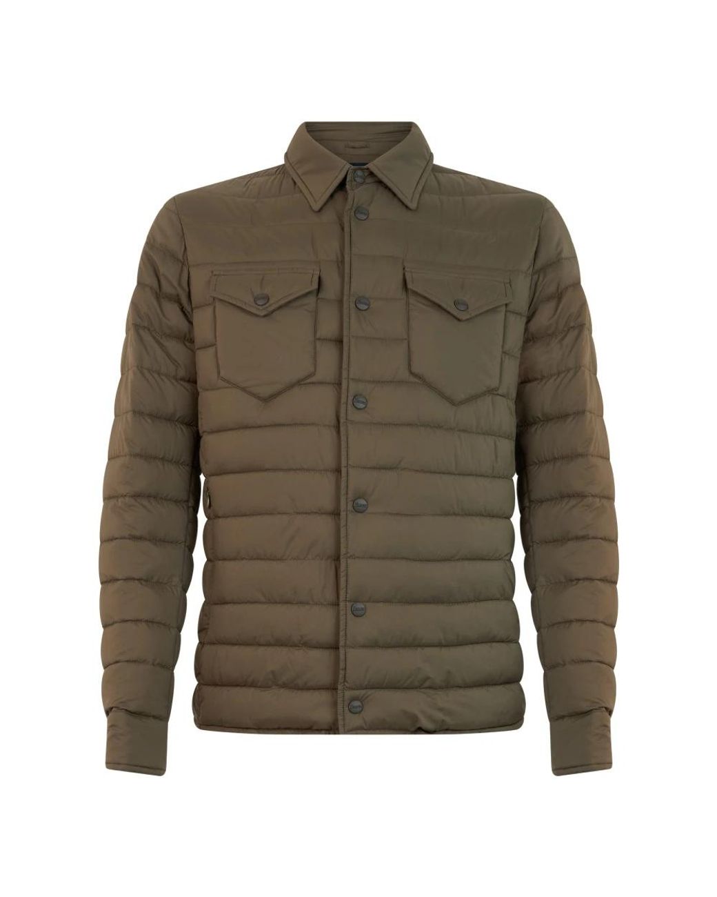 Herno Pocket Padded Jacket in het Green voor heren