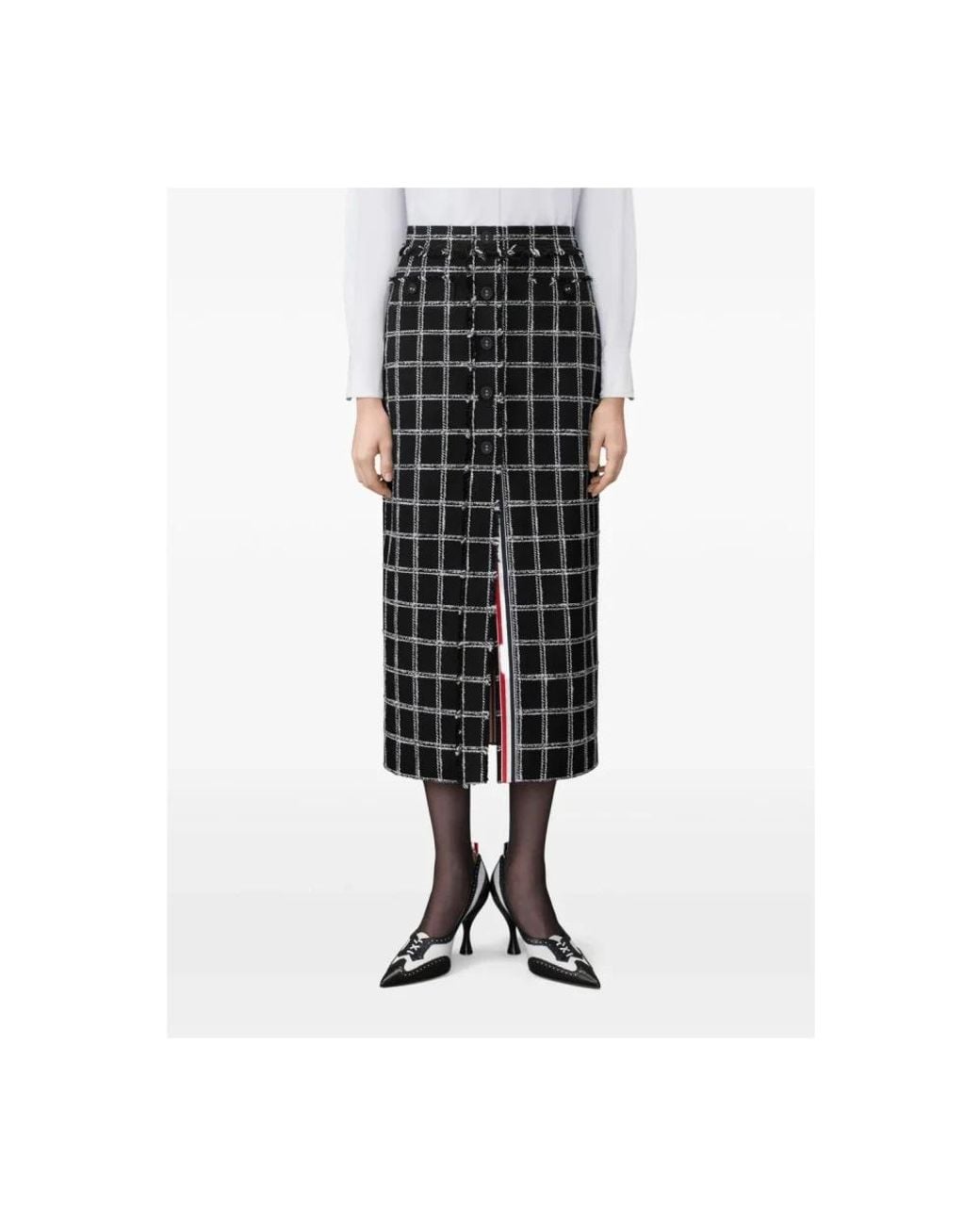 Thom Browne Black Midi Skirts