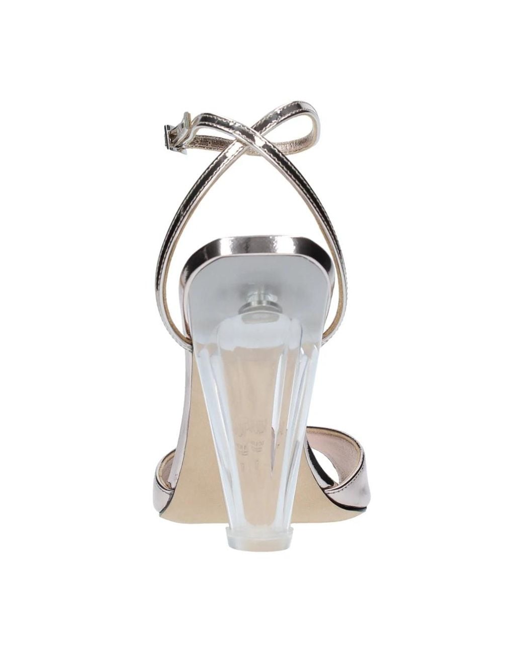 3Juin Metallic High Heel Sandals