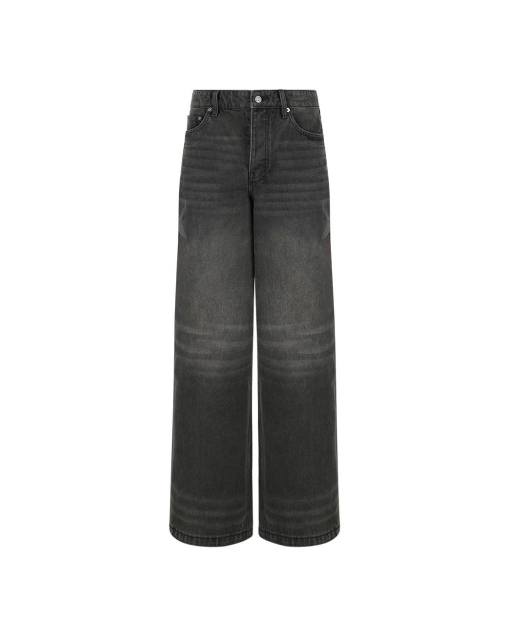 Ksubi Gray Wide Jeans for men