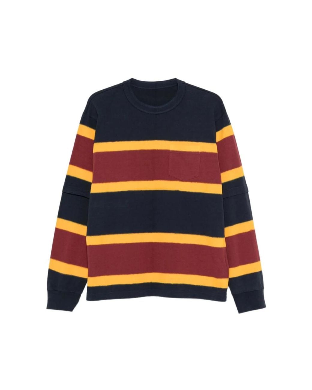 Sacai Blue Round-Neck Knitwear for men