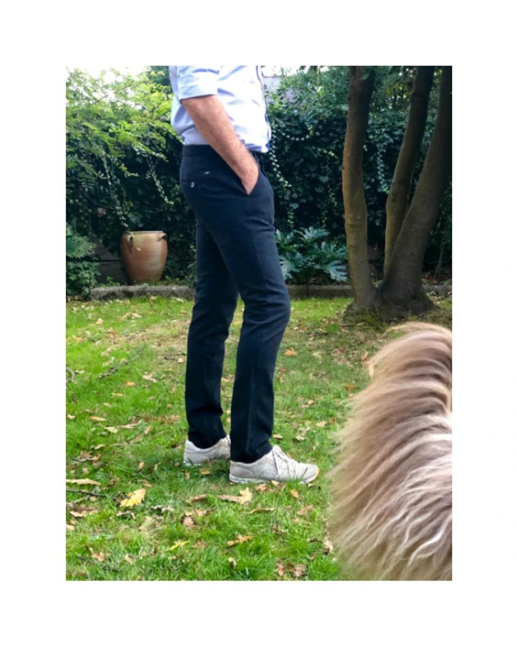 Mason's Blue Chinos for men
