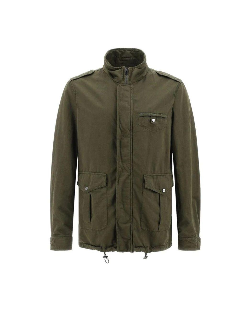 Herno Field Jacket Verde Militar in het Green voor heren
