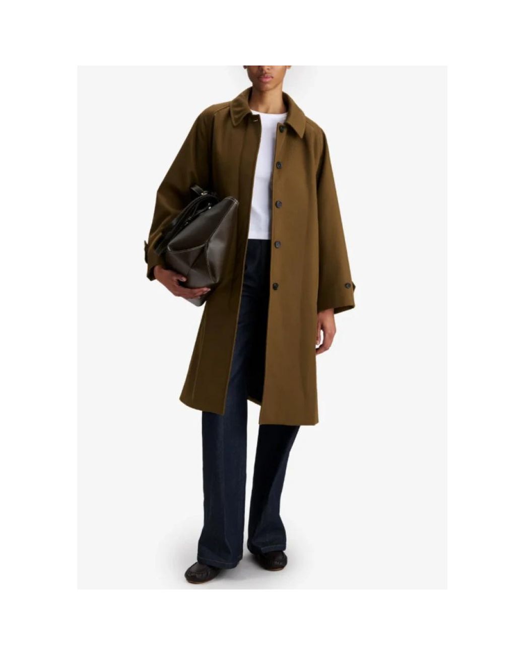 A.P.C. Green Single-Breasted Coats